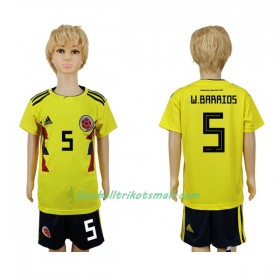 Fußballtrikots Kolumbien W.Barrios 5 Kinder WM 2018 Heimtrikotsatz kaufen